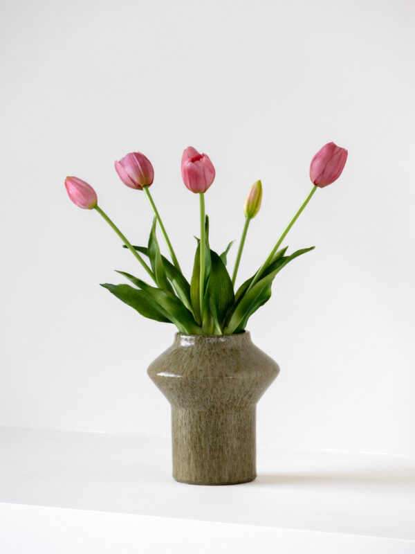 Bosje real touch kunsttulpen | Donker roze