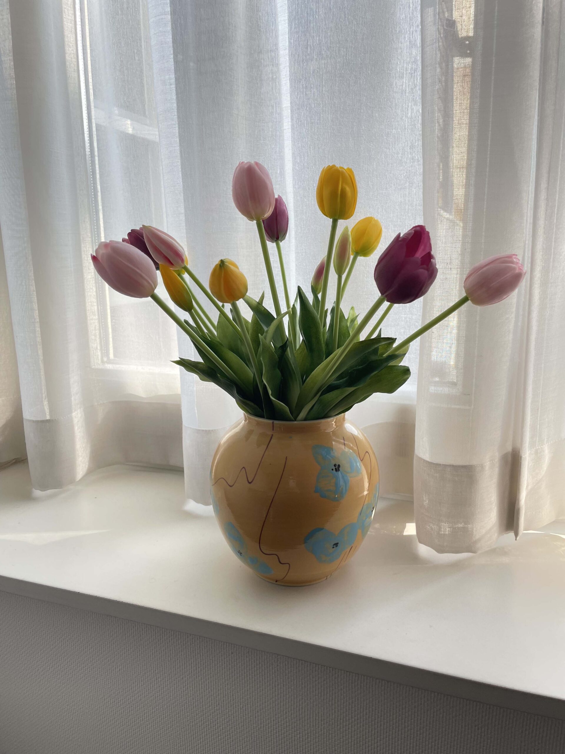 Kunst tulpen mix