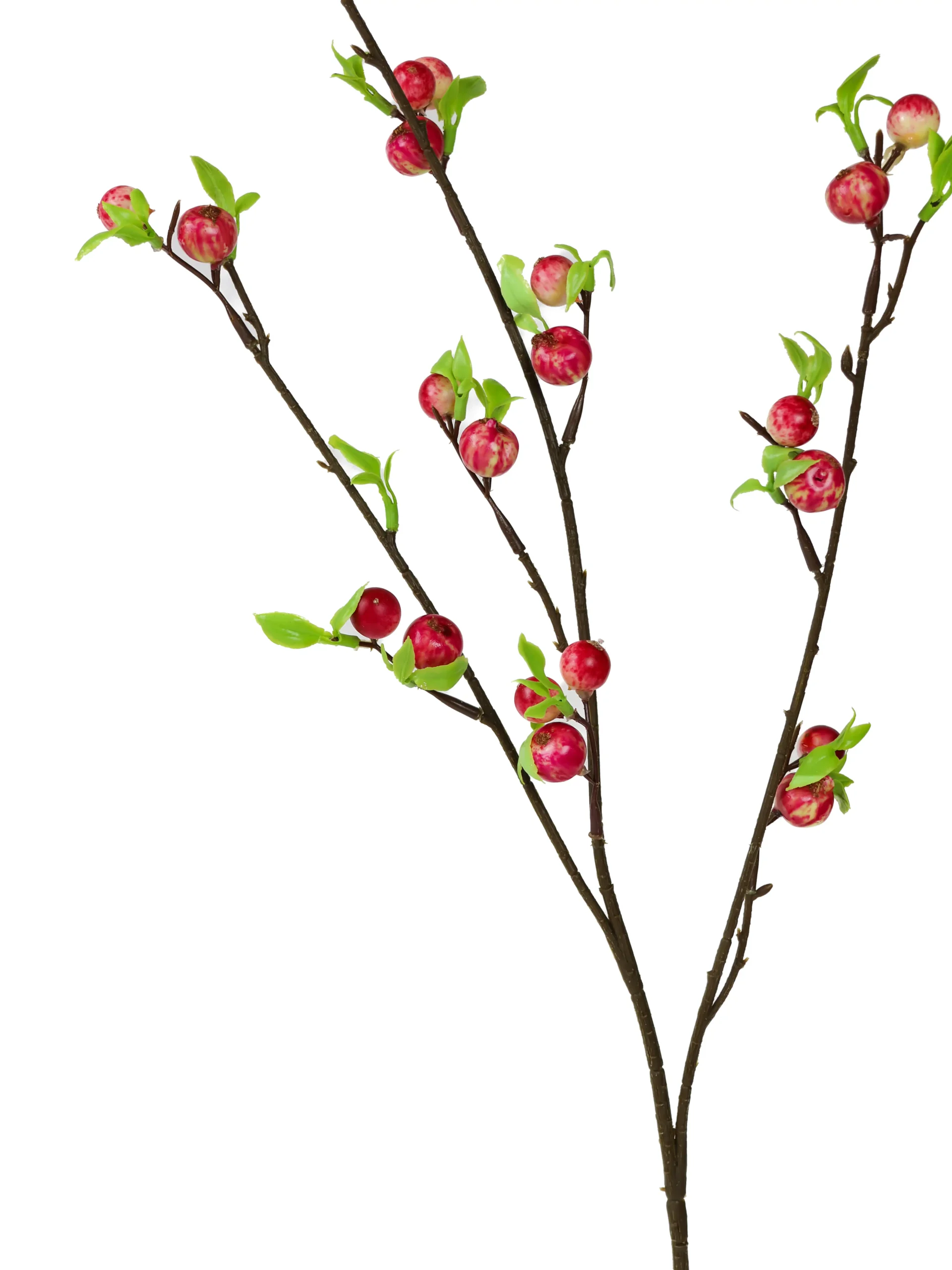 Kunstbloem Bessentak Rood 72 cm 1