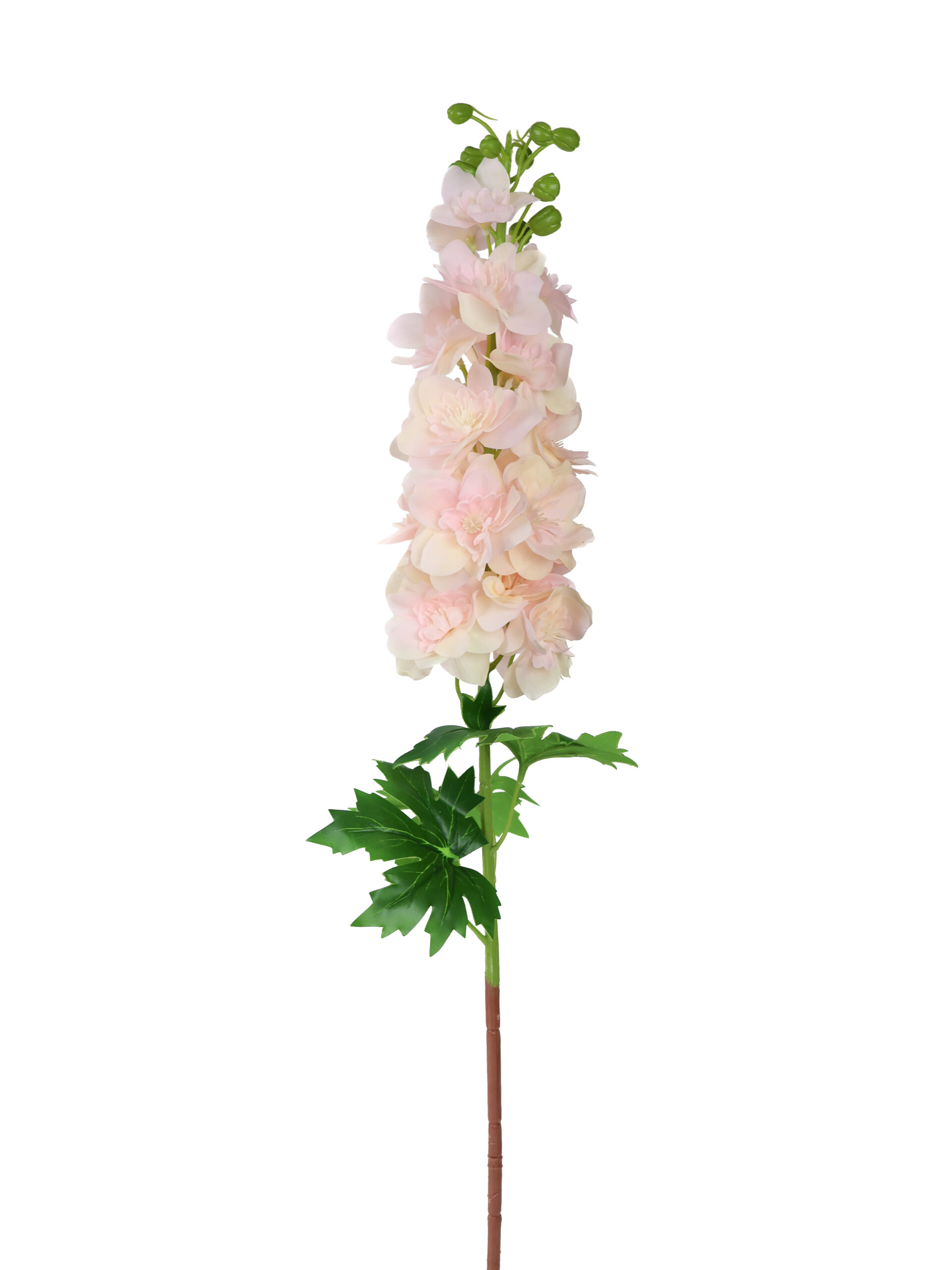 Kunstbloem Ridderspoor Peach Real Touch 80 cm