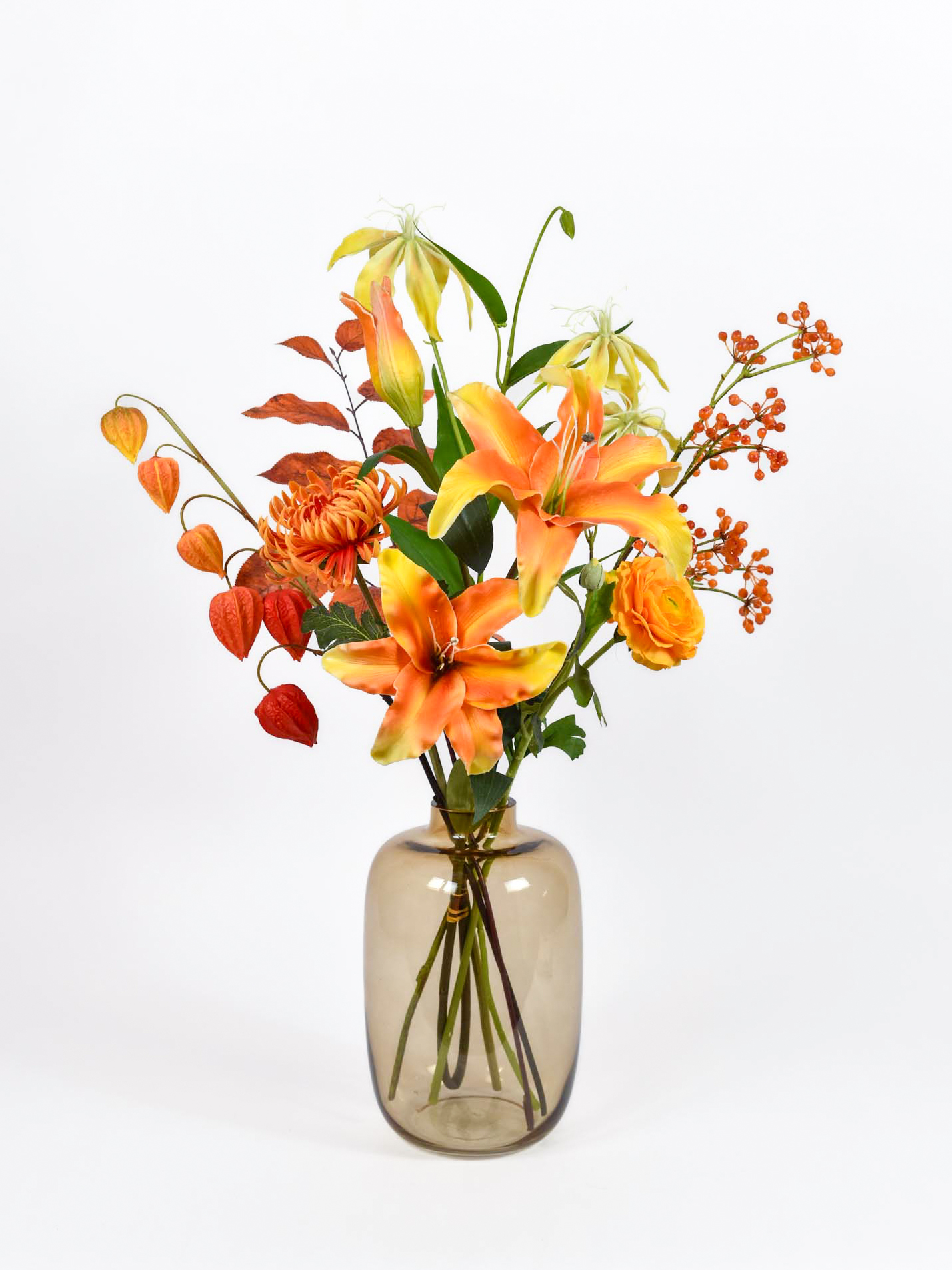 Herfstboeket Roos Real Touch