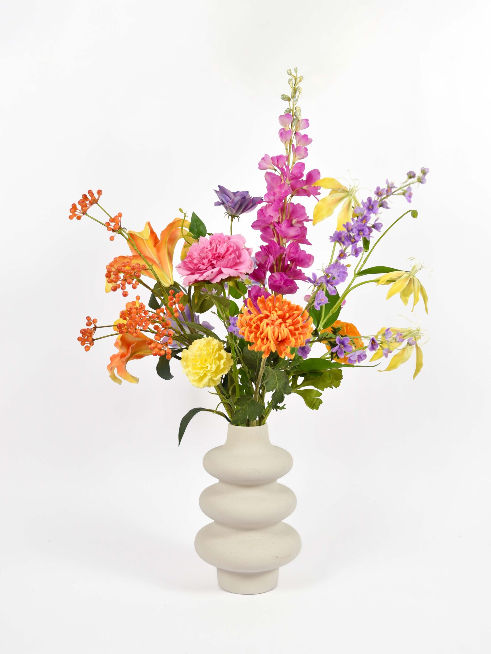Kunstboeket Benthe XL. Real touch kunstbloemen