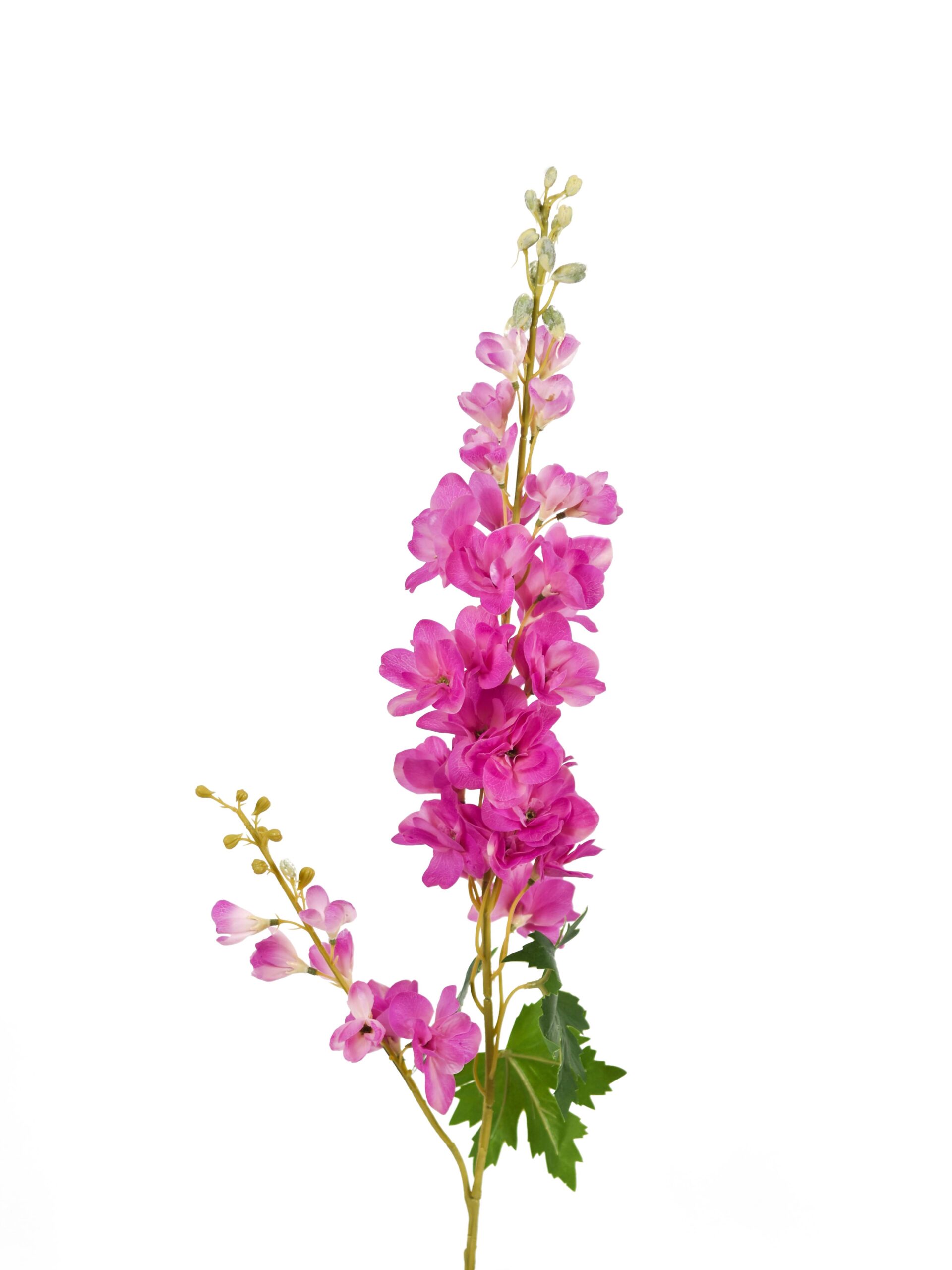 Kunstbloem Ridderspoor Fel roze Real Touch 112 cm