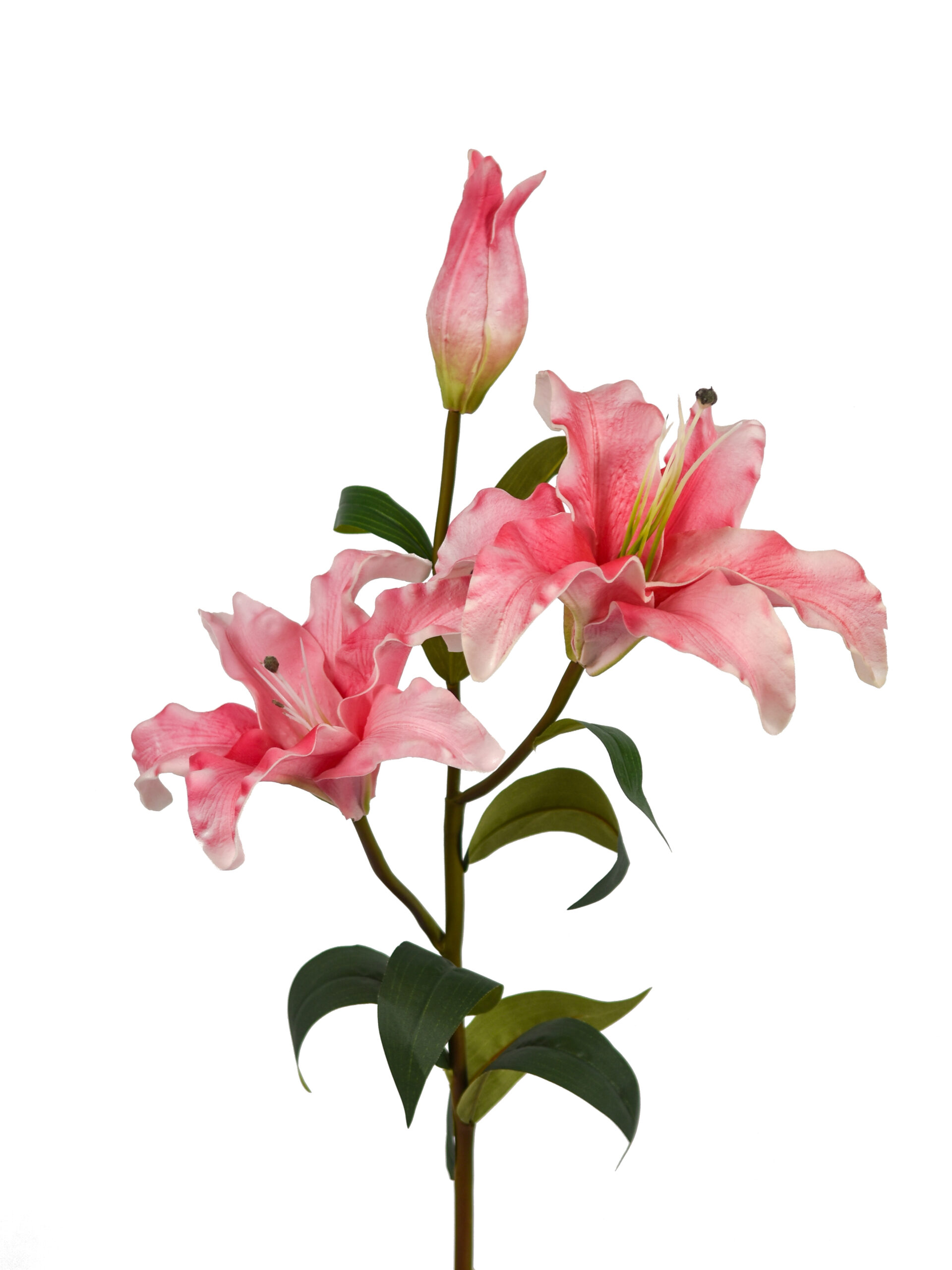 Kunstbloem Lelie Roze Real Touch 92 cm