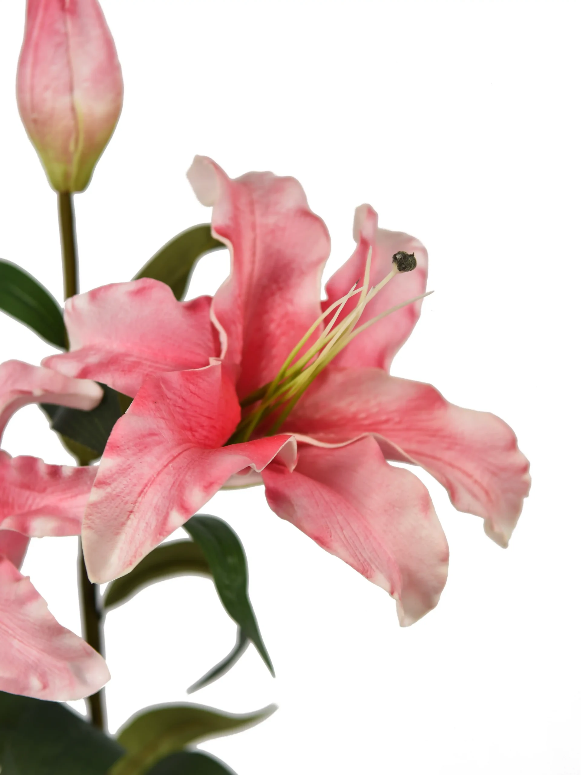 Kunstbloem Lelie Roze Real Touch 92 cm 1